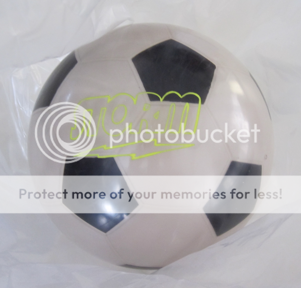 hello you are bidding on a brand new storm soccer ball bowling ball